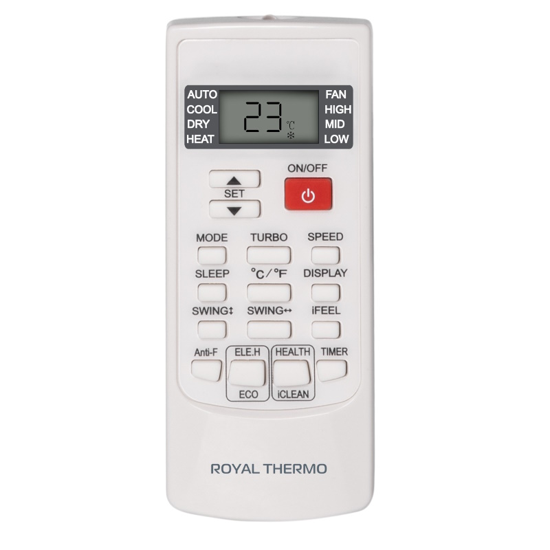 Сплит-система инверторного типа Royal Thermo Milano DC RTMI-07HN1 НС-1598311, комплект в Муроме