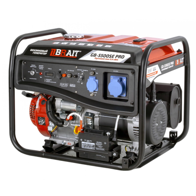 Бензиновый генератор Brait GB-5500SE PRO, 02.01.097.035 в Рыбинске