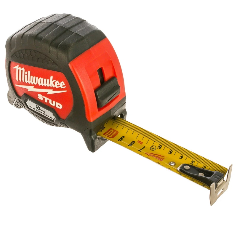 Рулетка Milwaukee STUD PREMIUM 4932471627, магнитная, GEN II, 8м, ширина полотна 33мм в Переславле