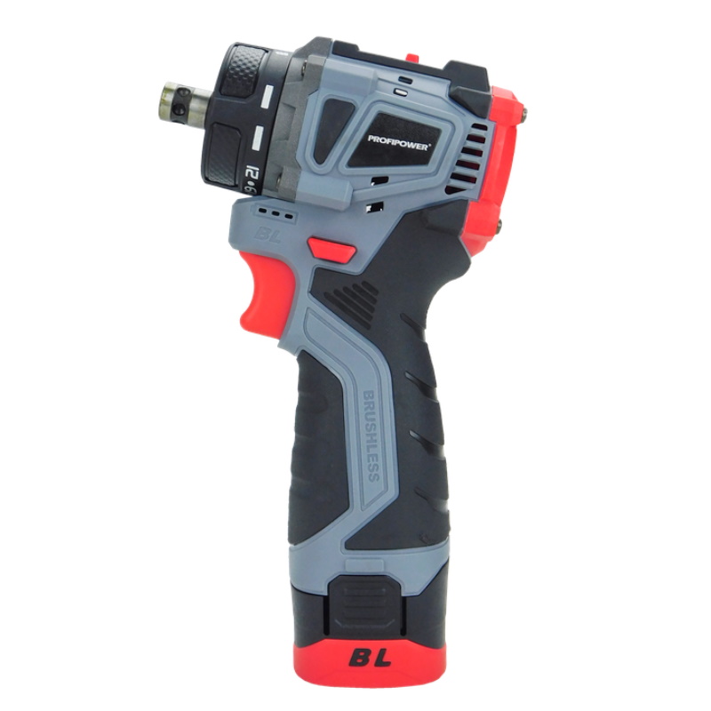 Аккумуляторный бесщеточный шуруповерт ProfiPower BL-161B E0241, со съемным патроном, 40 Нм, Li-ion 2 шт., 2.0 Ач, поясная клипса, бита-магнит, З/У, в кейсе во Владимире
