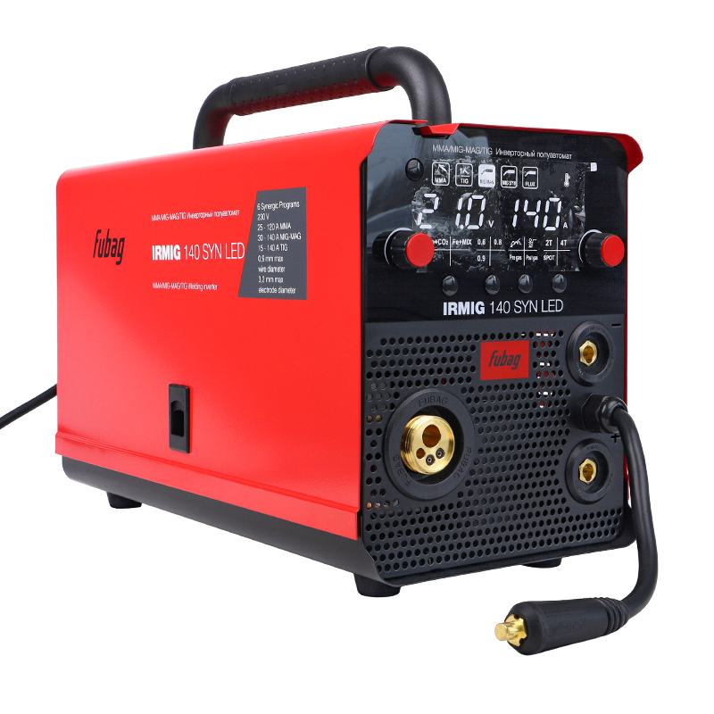 Сварочный полуавтомат Fubag IRMIG 140 SYN LED с горелкой 150А в комплекте 22020₽