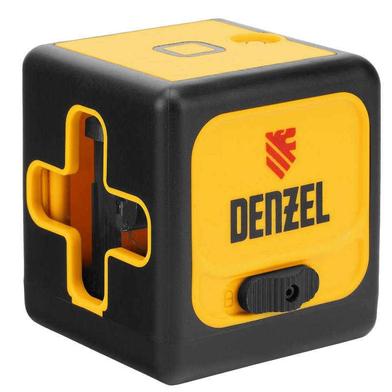 Лазерный уровень Denzel DQB-T 350165, 30 м, зеленый луч, батарейки, штатив в Вологде