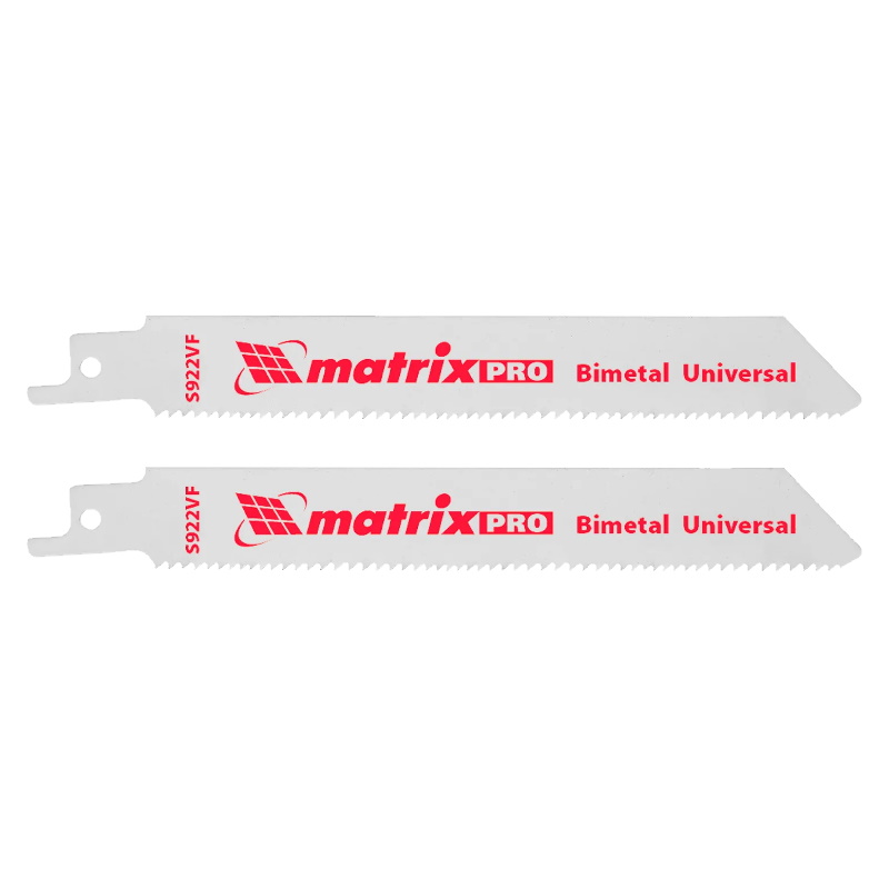 Полотна универсальные для сабельной пилы Matrix Pro S922VF 782001, 125/1,8 - 2,5 мм, Bimetal, 2 шт в Твери