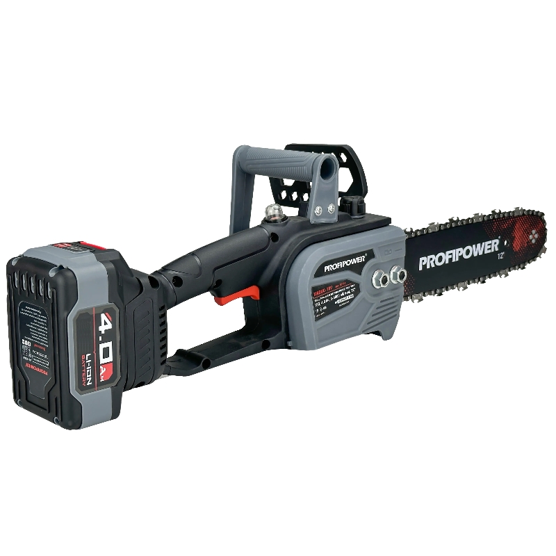 Аккумуляторная цепная пила бесщеточная ProfiPower MKDUC-20V E0114M1, (Li-ion-1шт, 4.0Ач, шина 12", цепь, З/У, в коробке) в Ярославле