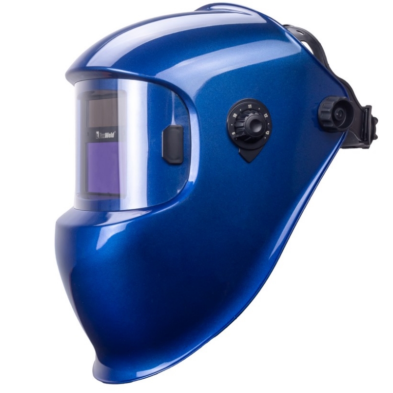 Маска сварщика FoxWeld КОРУНД-5 5513 синяя 2100V без коробки 2200₽