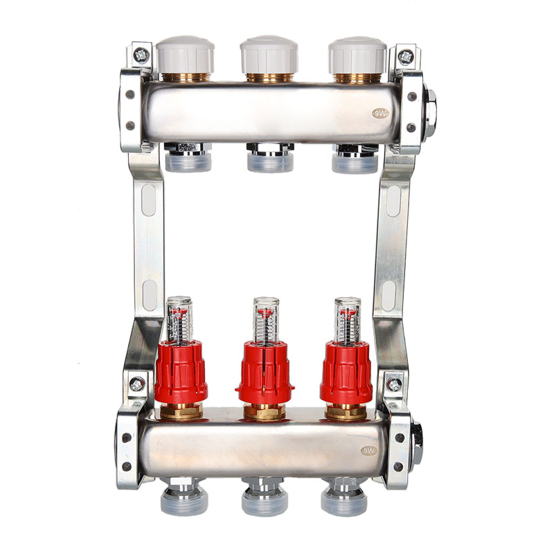 Коллекторная группа Valtec VTc.584.EMNX.0603, 1", 3 x 3/4", евроконус в Рыбинске