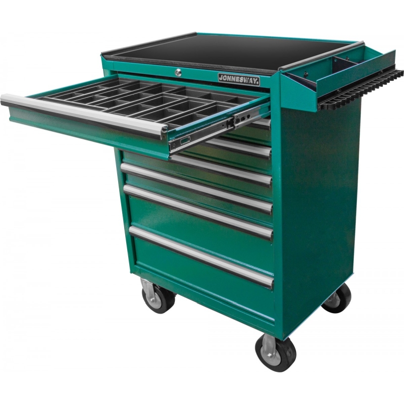 Тележка Jonnesway C-7DW1179V 046670 инструментальная 7-ми полочная с инструментом в ложементах, 179 предметов в Угличе