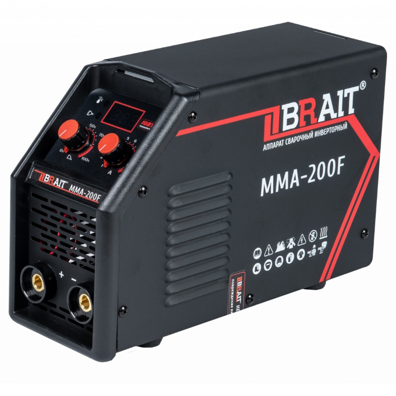 Инвертор сварочный Brait MMA-200F 1801022043 20-200А d16-4мм 4343₽
