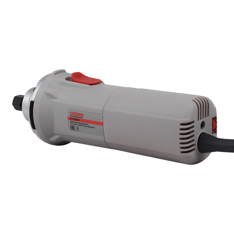 Прямая шлифмашина Crown CT13314 сетевая размер цанги 6 мм пластиковый корпус