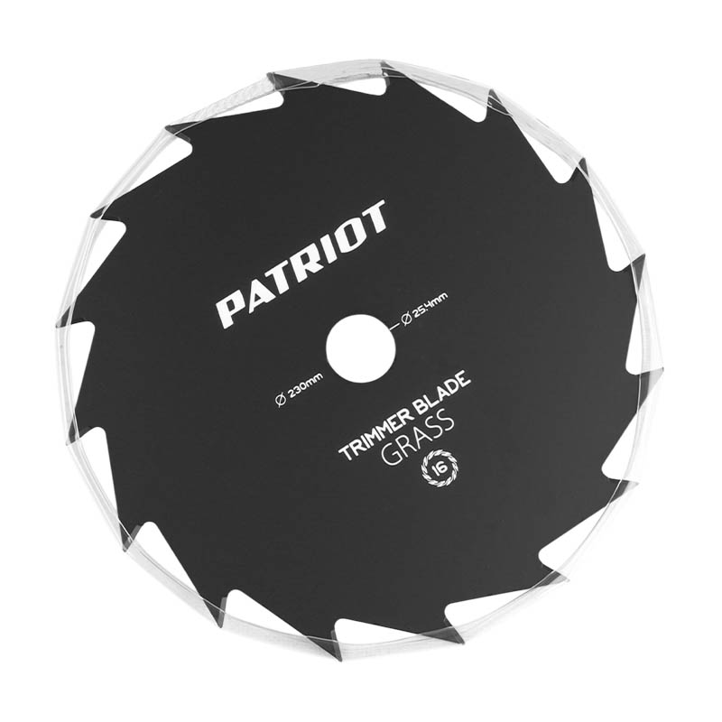 16-зубчатый нож для триммера Patriot PT-GCB16T 230x254 мм 489₽