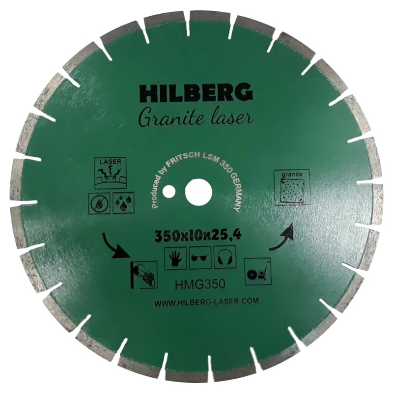 Диск алмазный отрезной Trio-Diamond Hilberg по граниту HMG350 350х254х10мм 9179₽