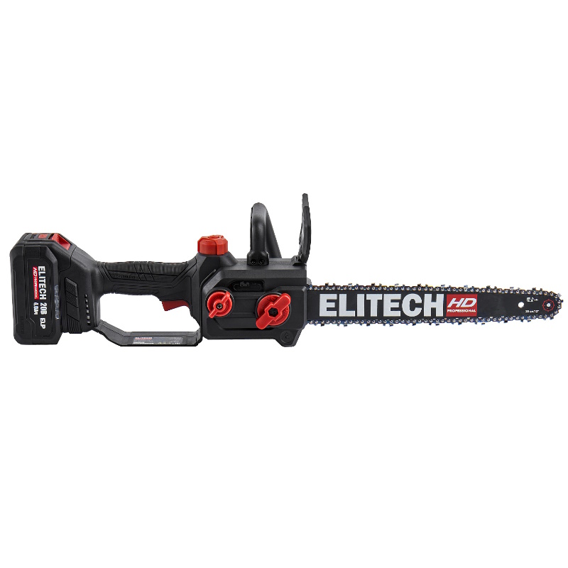 Пила цепная аккумуляторная Elitech HD CS 2012BLPK (E1611.026.01) 211701, бесщеточная, 20В, 1х4Ач и ЗУ, Li-ion