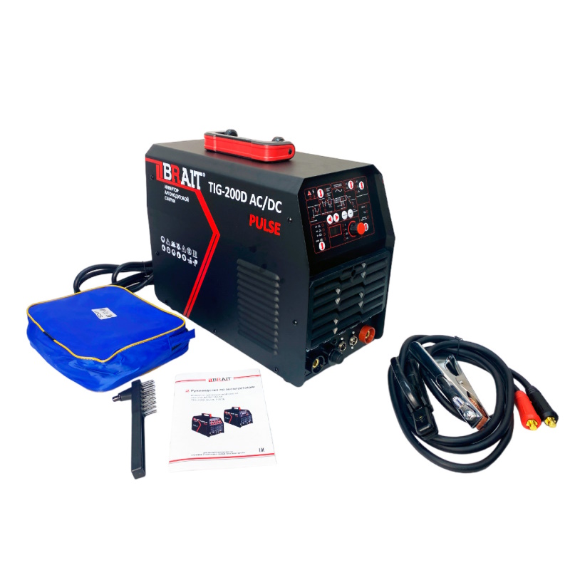 Инвертор аргонодуговой сварки Brait TIG-200D AC/DC PULSE 18.01.018.043, режим сварки TIG/MMA  в Твери