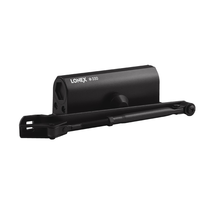 Доводчик дверной Нора-М LONEX 330 20004, от 50 до 120 кг, черный в Костроме