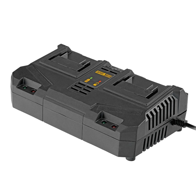 Устройство зарядное для аккумуляторов двухпортовое Denzel BCH-20-40x2 28458 Li-Ion 20 В 40 А 2150₽
