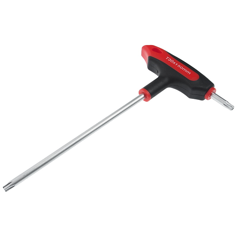 Двусторонний ключ JTC JTC-784830, TORX, с отверстием и Т-образной рукояткой, T30H в Кинешме