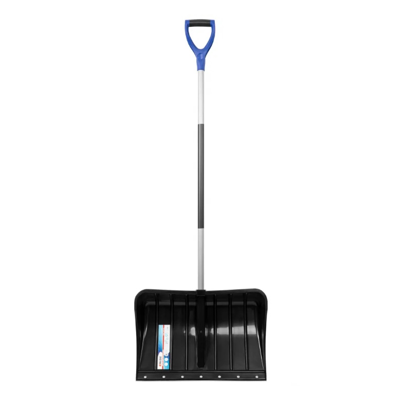 Лопата для уборки снега пластиковая Palisad 61568 540х375х1520 мм стальной черенокстальная планка 1437₽