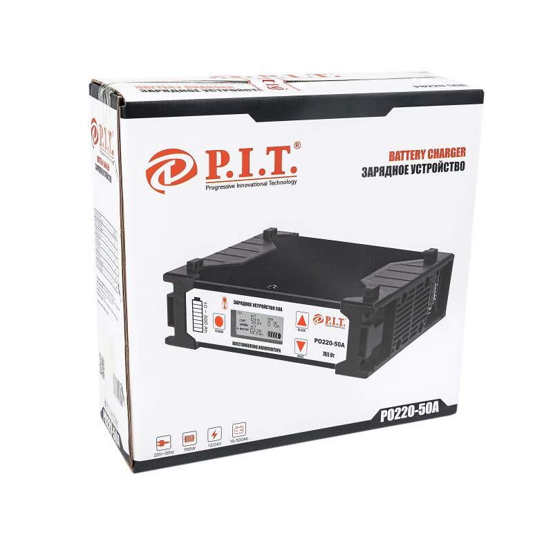 Зарядное устройство инверторное P.I.T. РО220-50А для автомобильного аккумулятора в Туле
