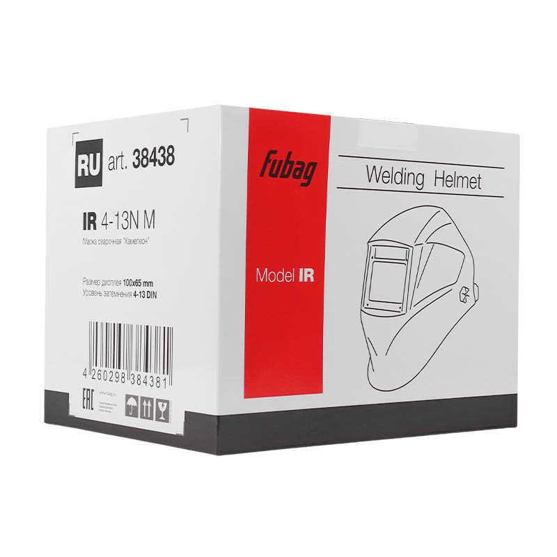Сварочная маска Fubag IR 4-13N M 38438 (Optima Visor Black, хамелеон) в Ярославле