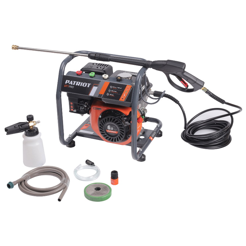 Мойка высокого давления Patriot GT1 Pro 322306106, 190 бар, бензиновая в Вологде