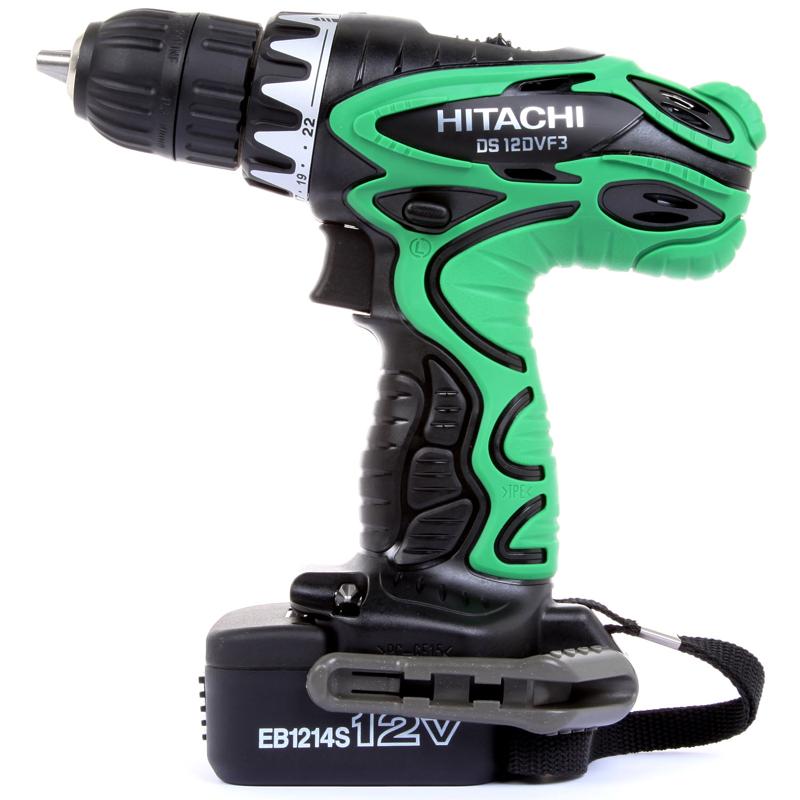 Аккумуляторная дрель-шуруповерт Hitachi DS12DVF3-RB + фонарь