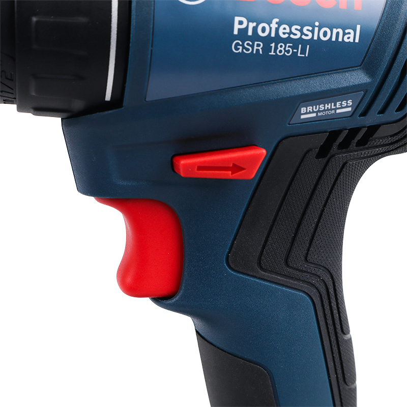 Дрель аккумуляторная Bosch GSR 185-LI 06019K3080, 2*2,0 А/ч, бесщеточная + переходник на розетку в Иваново