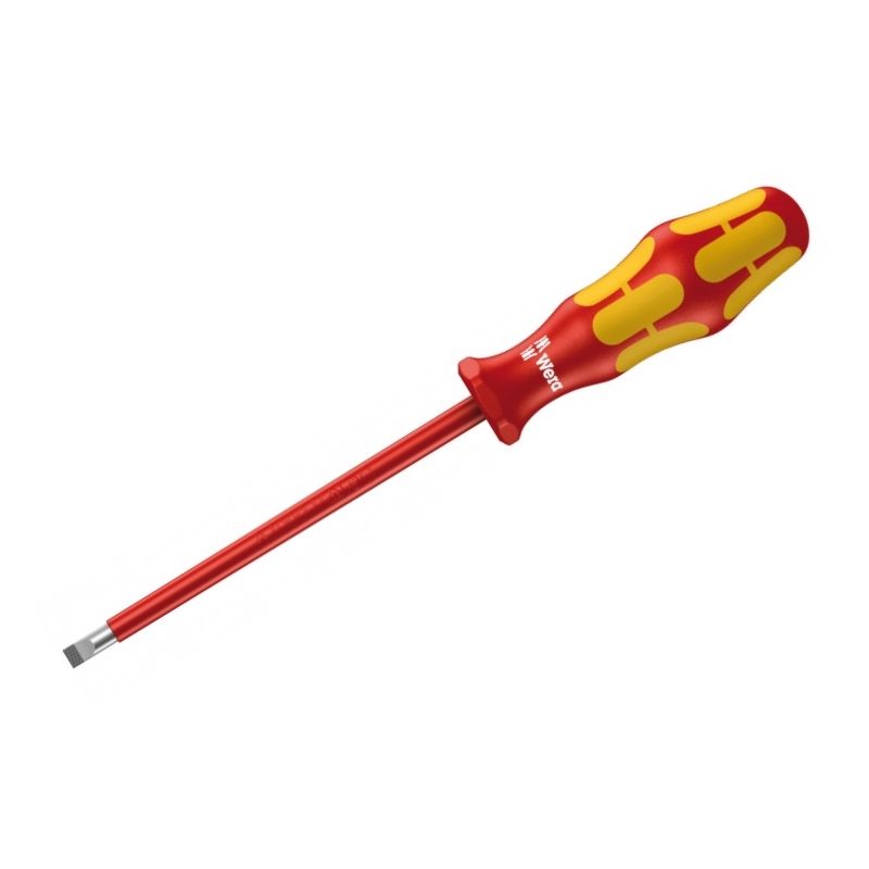 Отвертка диэлектрическая шлицевая Wera Kraftform Plus 160 i VDE, 0.8 x 4.0 x 100 mm, WE-006115 в Муроме