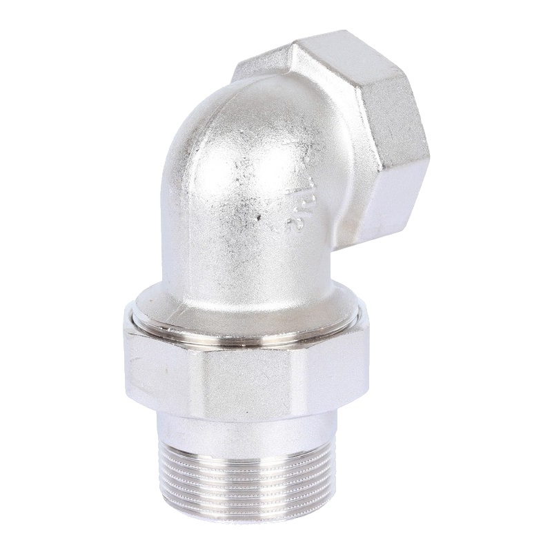 Американка угловая Stout SFT-0057-000112 ВН, 1"1/2, уплотнение под гайкой o-ring кольцо, никелированное в Переславле