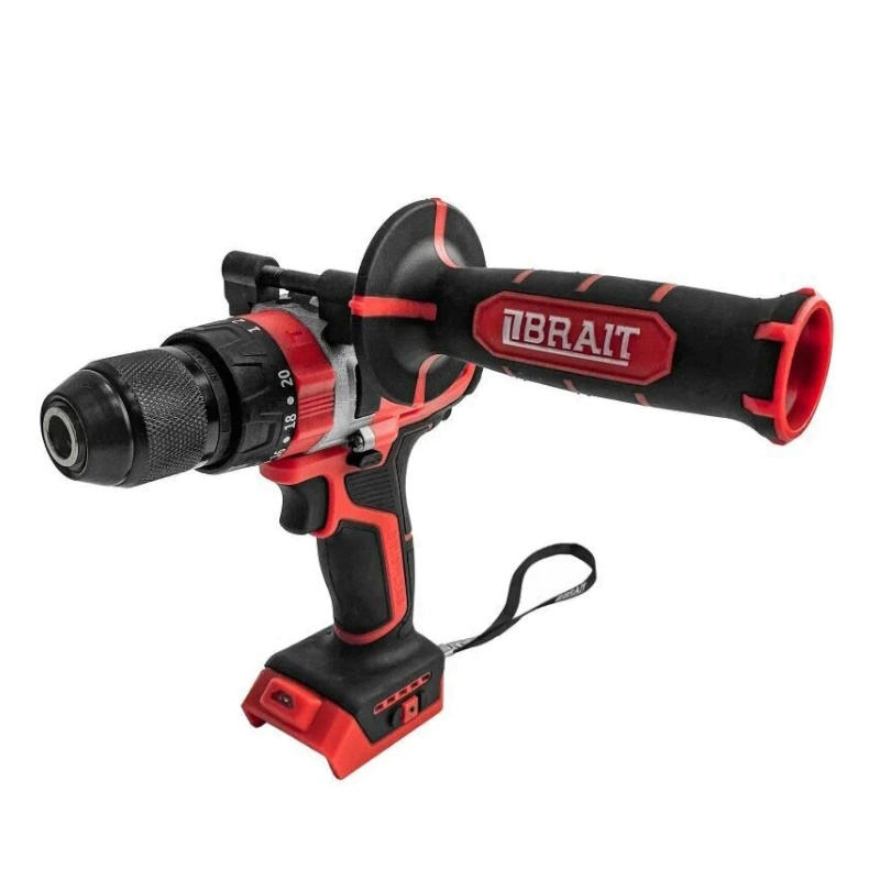 Дрель аккумуляторная Brait BCD20SUBL-1 21.01.130.070П7, в подарок устройство зарядное BCD20S-3.0A, АКБ 1шт, 2Ач  в Рыбинске