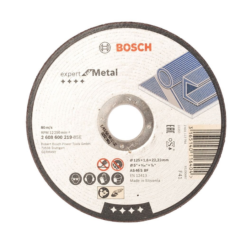 Отрезной диск по металлу Bosch 2.608.600.219 (125x1,6x22,2 мм) в Рыбинске