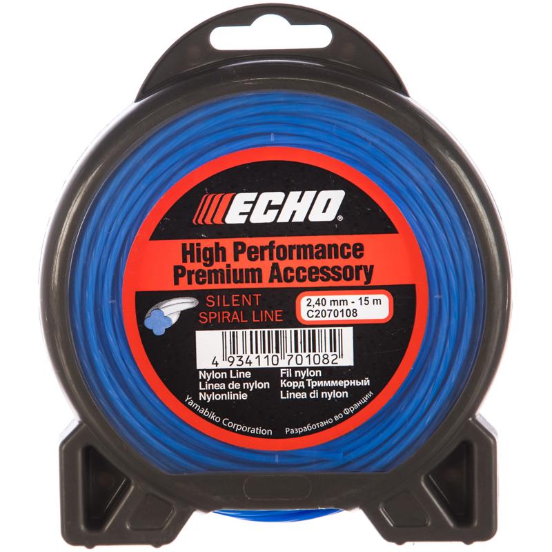 Леска триммерная Echo С2070108, витая, 2,4 мм, 15 м