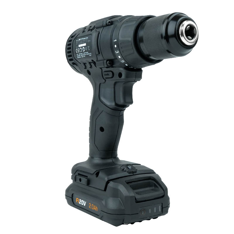 Аккумуляторная дрель-шуруповерт Ferm Industrial CDM1141P, 20В, 50Нм, 2,0 Ач., 2 скорости, 2 акк., Li-ion, БЗП, 13 мм., кейс во Владимире