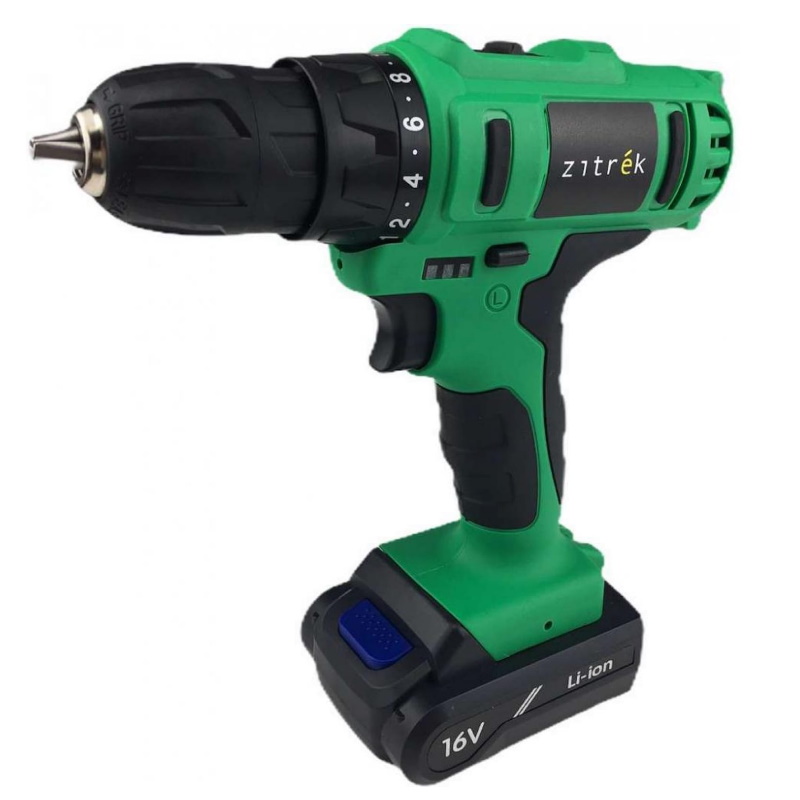 Аккумуляторная дрель-шуруповерт Zitrek Greenpower 16-Li 063-4075