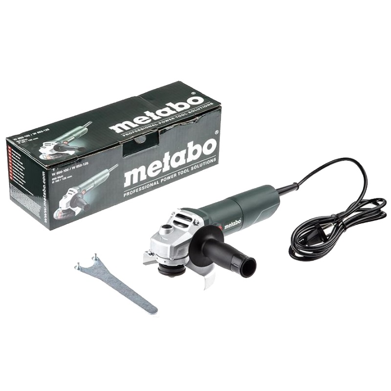 Угловая шлифмашина (болгарка) Metabo W 650-125 603602010, 125 мм, 650 Вт в Муроме