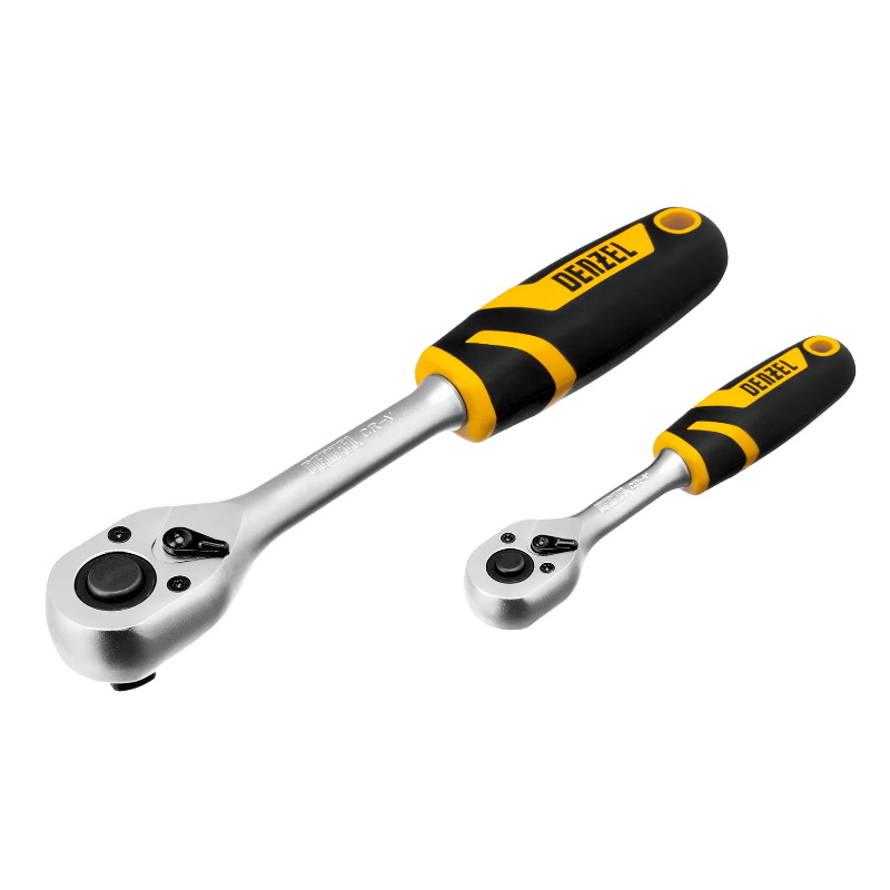 Набор инструментов Denzel 15813, 1/2", 1/4", CrV, S2, пластиковый кейс, 94 предмета в Александрове