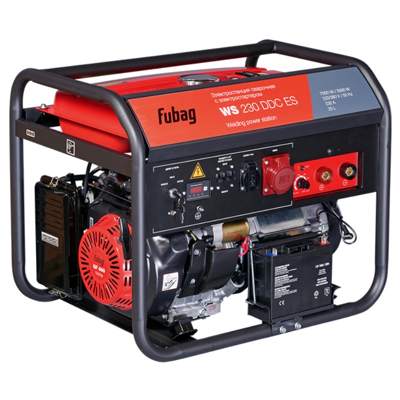 Электростанция сварочная бензиновая Fubag WS 230 DDC ES (380-220 В)