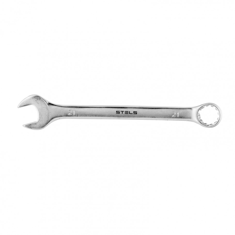 Ключ комбинированный Stels 15225 (21 мм, CrV, матовый хром) в Твери