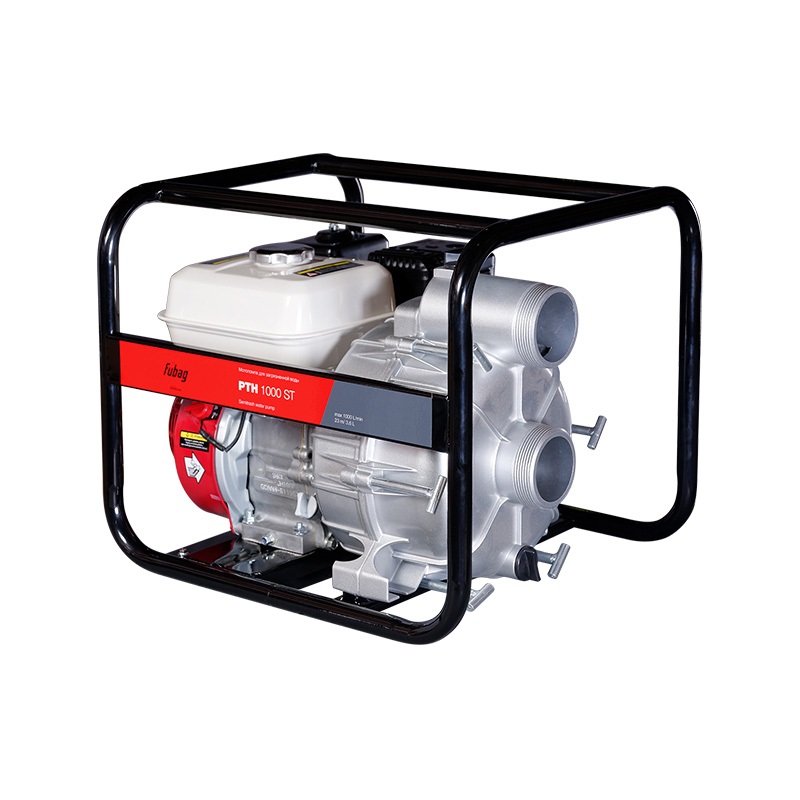Мотопомпа для перекачки грязной воды Fubag PTH 1000 ST 838217 (высота напора 23 м, производительность 1000 л/мин, Honda GX 160) в Череповце