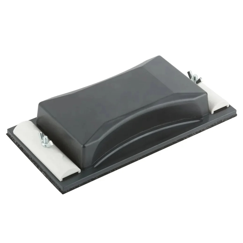 Держатель для наждачной бумаги Mos 39716М пластиковый с мет прижимом черный 210 х 105 мм 320₽