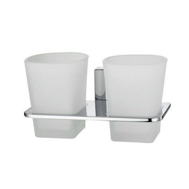 Подстаканник двойной WasserKRAFT Leine K-5028D, хром 9060428 в Костроме
