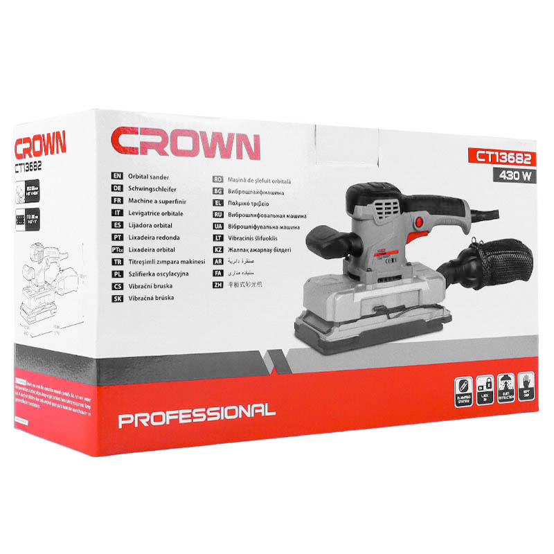 Вибрационная шлифмашина Crown CT13682 во Владимире