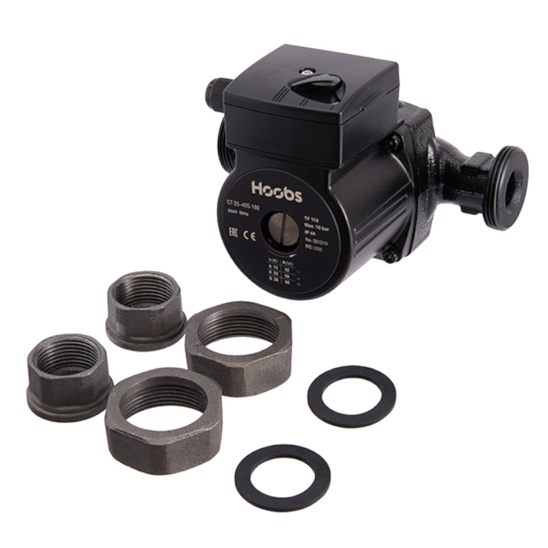 Насос циркуляционный Hoobs CT 25-60S 180 08102H, с гайками в Иваново