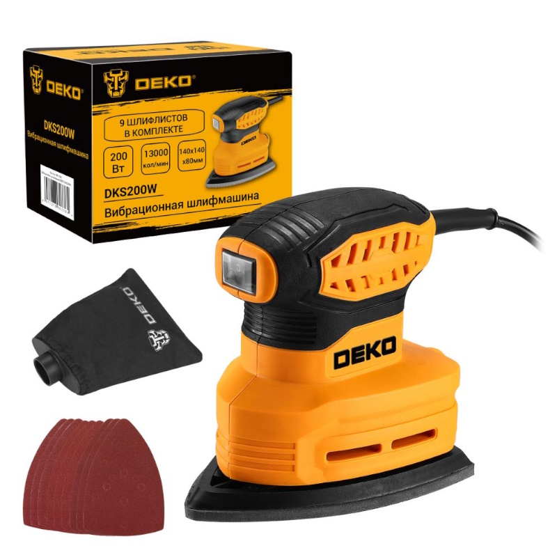 Вибрационная шлифмашина Deko DKS200W 083-1200 в Кинешме