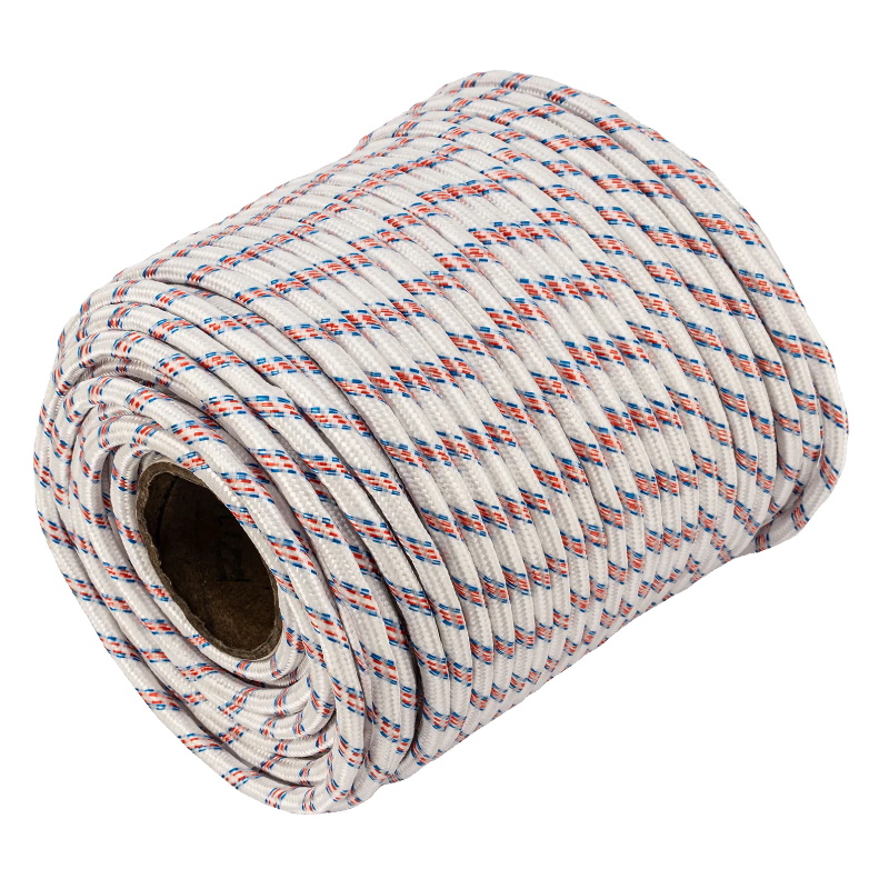 Фал Сибртех 93968, плетёный полипропиленовый с сердечником, 12 мм, L 100 м, 24-прядный