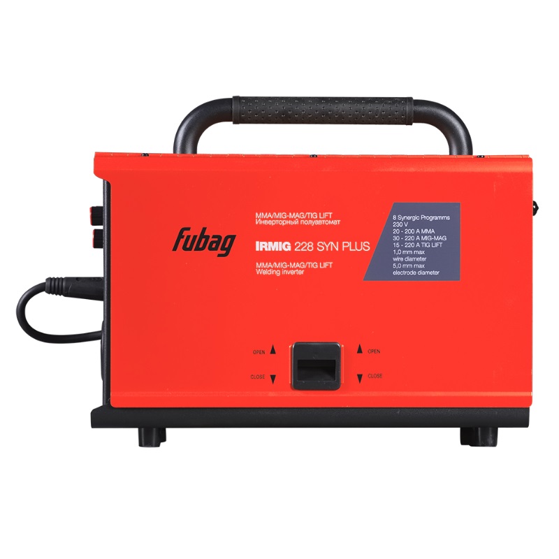 Сварочный полуавтомат инвертор Fubag IRMIG 228 SYN PLUS комплект с горелкой FB 250 3m синергетический