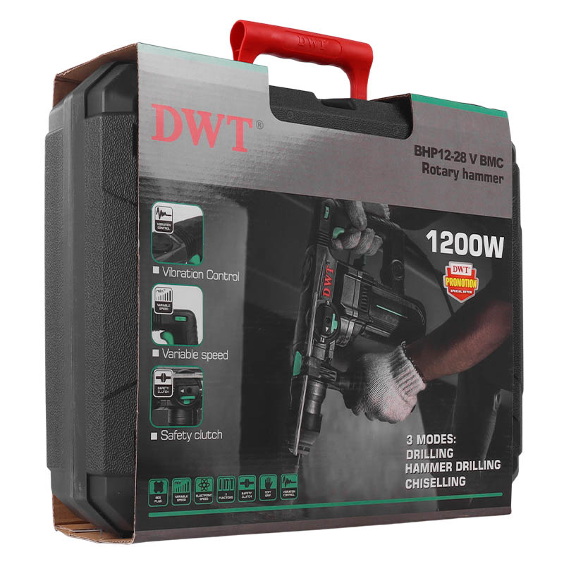Перфоратор DWT BHP12-28 V BMC SDS-Plus  в кейсе, с защитной муфтой, с виброзащитой в Костроме