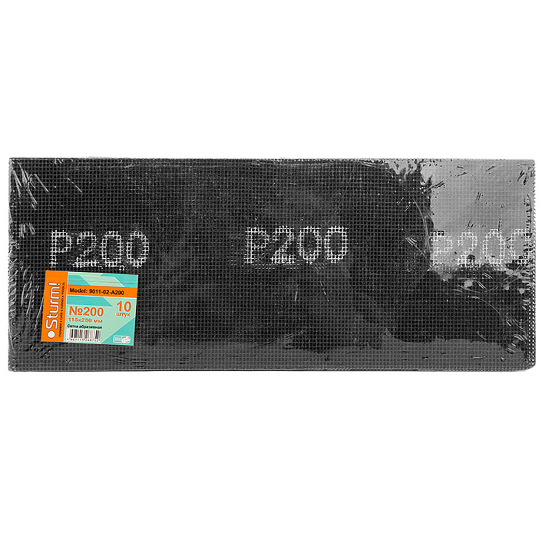 Сетка абразивная Р200 Sturm 9011-02-A200 (115 x 280 мм, 10 шт.) в Ярославле