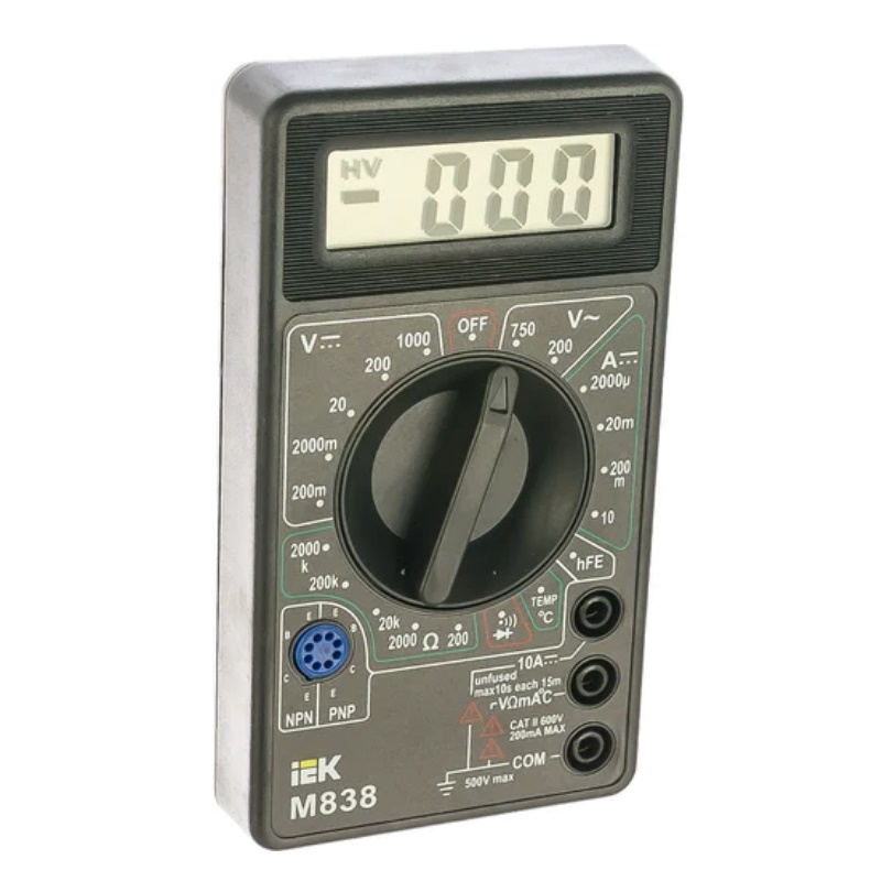 Мультиметр цифровой IEK Universal M838 TMD-2S-838 в Ярославле
