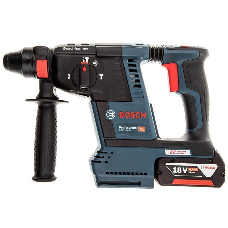 Аккумуляторный перфоратор Bosch GBH 18V-26 0.611.909.003 в кейсе, с защитной муфтой, с виброзащитой