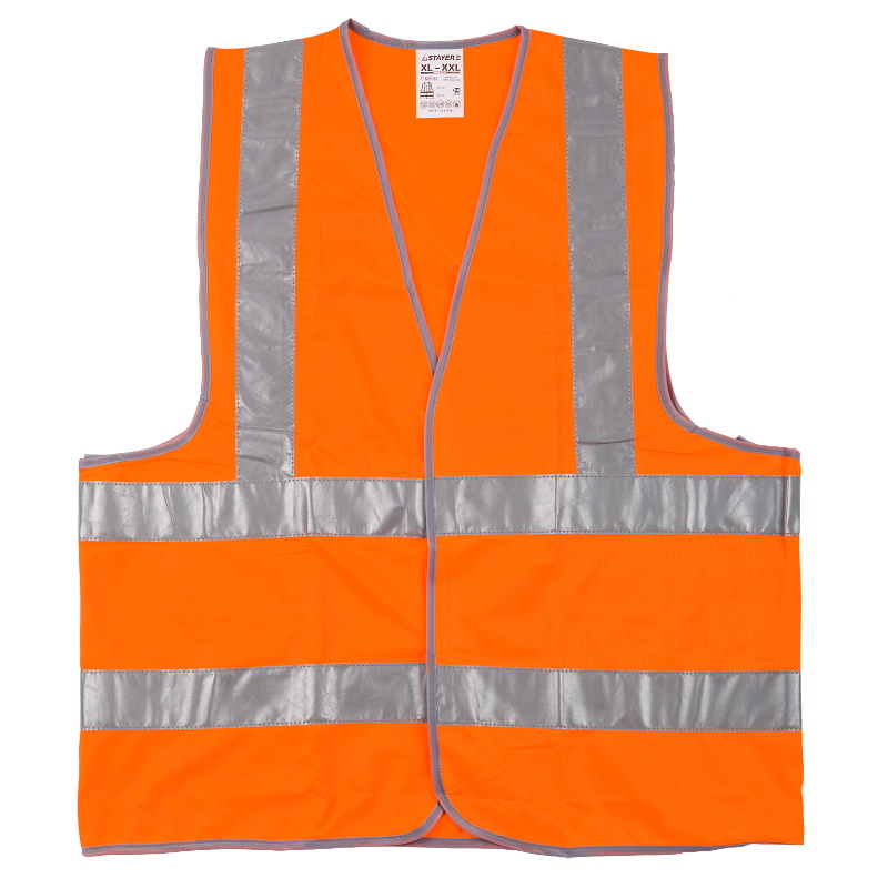 Жилет сигнальный Stayer MASTER 11621-50 оранжевый размер XL 50-52 445₽
